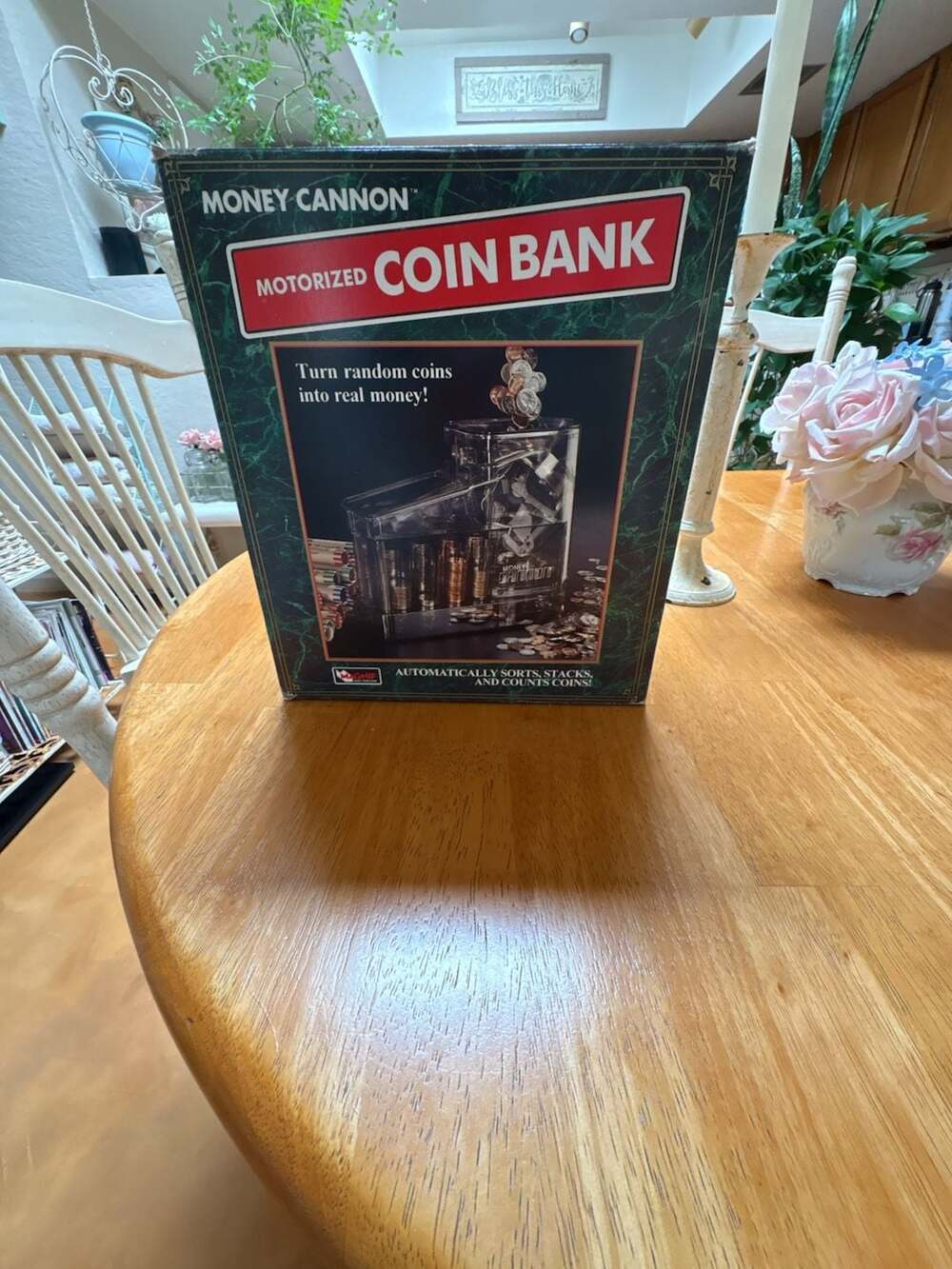 Vintage Magnif Money Cannon Motorized Coin Bank